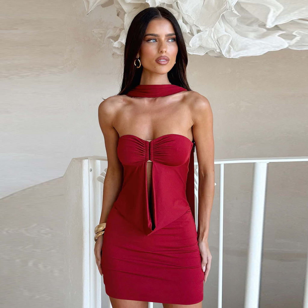 Halter-Neck Women's Dress