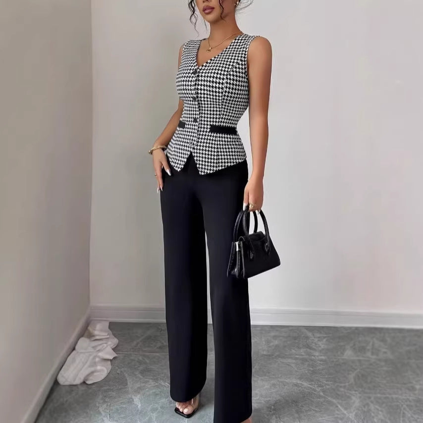 Slim-Fit Vest & Trouser Suit