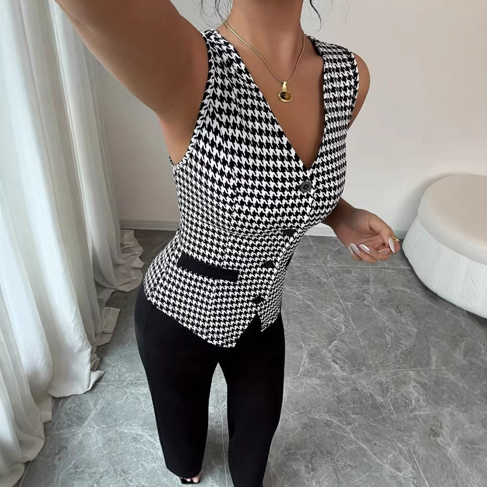 Slim-Fit Vest & Trouser Suit