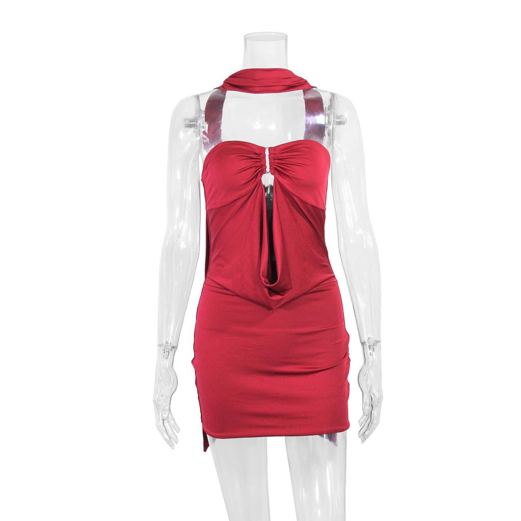 Halter-Neck Women's Dress