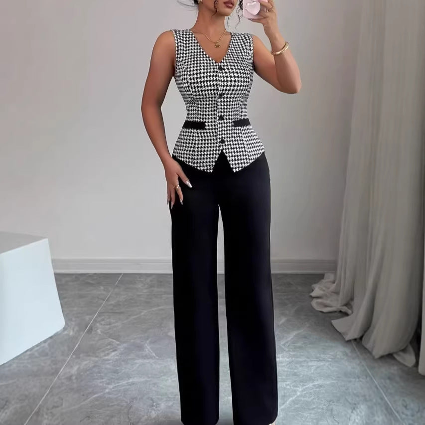 Slim-Fit Vest & Trouser Suit